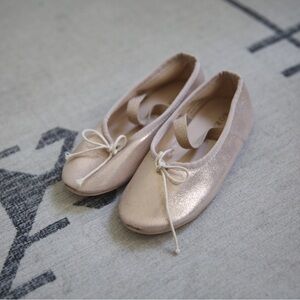 Noralee pink ballet flats size 9 toddler girls , GUC